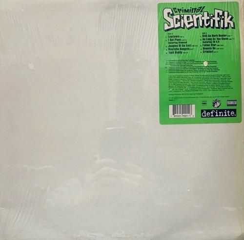 SCIENTIFIK / CRIMINAL (1994 US ORIGINAL RARE )(MASTSER DISK ͭ