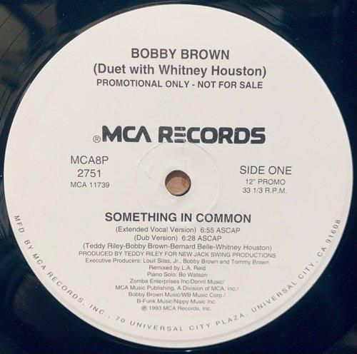 BOBBY BROWN DUET WITH WHITNEY HOUSTON / SOMETHING IN COMMON (1993 US PROMO ONLY)