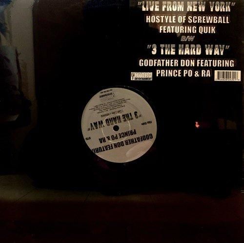 Hostyle / Godfather Don / Live From New York / 3 The Hard Way (2000 US ORIGINAL)(STILL SEALLED)