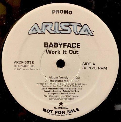 Babyface / Work It Out (2001 US PROMOTIONAL ONLY VERY RARE)