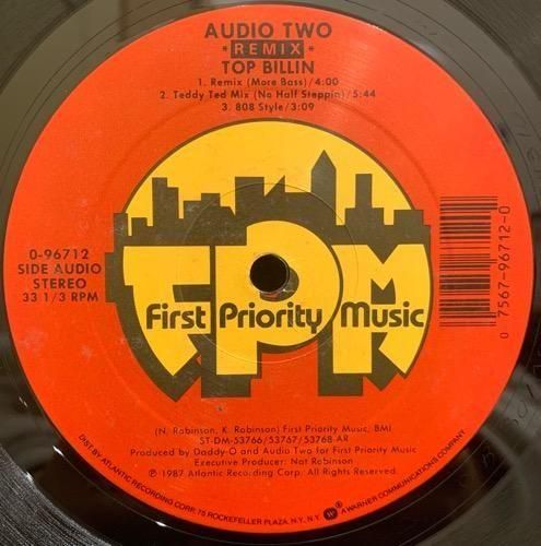Audio Two / Top Billin (1987 US ORIGINAL)