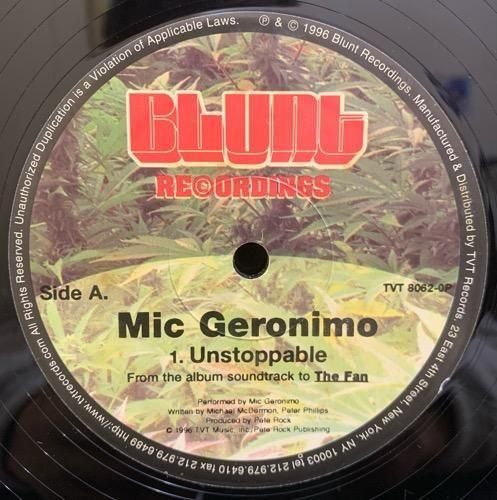 MIC GERONIMO / UNSTOPPABLE (1996 US ORIGINAL PROMO ONLY)