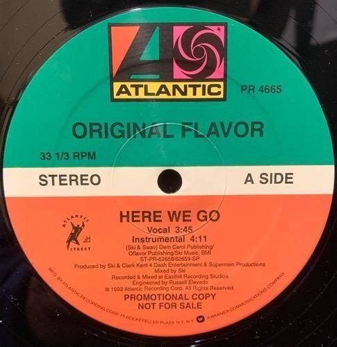 ORIGINAL FLAVOR / HERE WE GO (1992 US PROMO ONLY RARE)