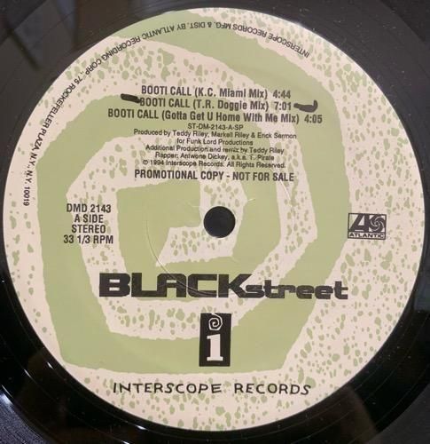 Blackstreet / Booti Call / I Like The Way You Work (1994 US PROMO ONLY)
