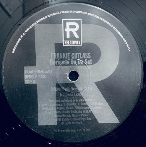 Frankie Cutlass / Boriquas On Da Set (1995 US PROMO ONLY)