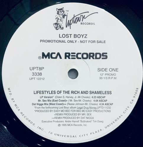 LOST BOYZ / LIFESTYLES OF THE RICH AND SHAMELESS (1995 US PROMO)