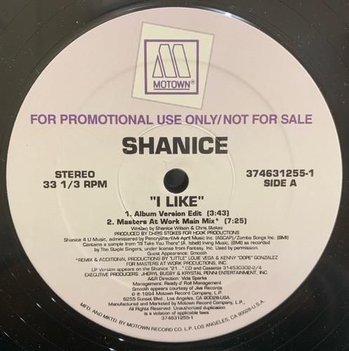 SHANICE / I LIKE (1994 US PROMO ONLY)