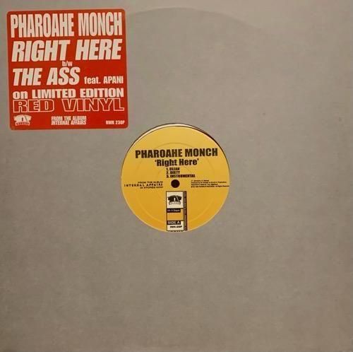 PHAROAHE MONCH / RIGHT HERE b/w THE ASS (1999 US ORIGINAL PROMO ONLY)