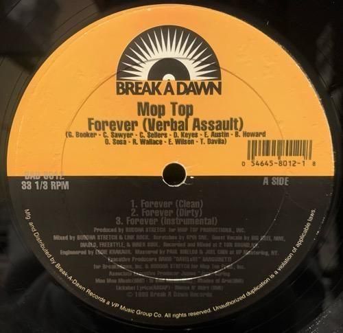MOP TOP / FOREVER (VERBAL ASSAULT) b/w I'M ALRIGHT (1996 US ORIGINAL RARE)