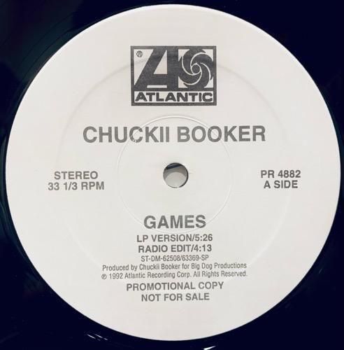 Chuckii Booker / Games (1992 US PROMO ONLY RARE)