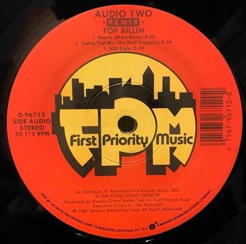 Audio Two / Top Billin (1987 US ORIGINAL)