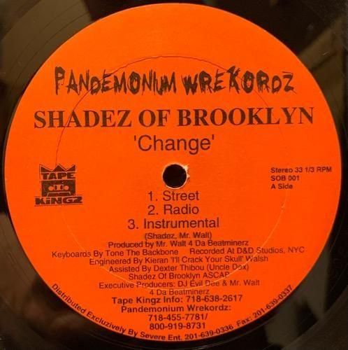 SHADEZ OF BROOKLYN / CHANGE b/w WHEN IT RAINS IT POURS (SURVIVAL WARZ!)(1996 US ORIGINAL)