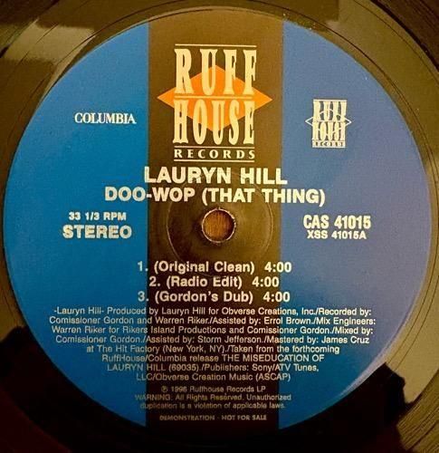 Lauryn Hill / Doo-Wop (That Thing)(1998 US PROMO ONLY)
