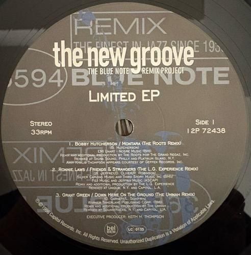 Various / The New Groove / The Blue Note Remix Project - Limited EP (1996 EU LIMITED RARE PRESS)