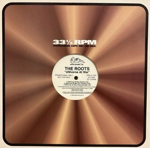THE ROOTS / CONCERTO OF THE DESPERADO / UNIVERSE AT WAR (1996 US ORIGINAL PROMO ONLY)
