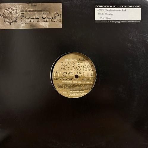GANG STARR / DISCIPLINE b/w JUST TO GET A REP (1999 US ORIGINAL PROMO ONLY)
