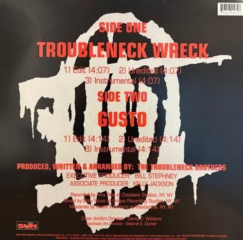 THE TROUBLENECK BROTHERS / TROUBLEENECK WRECK b/w GUSTO