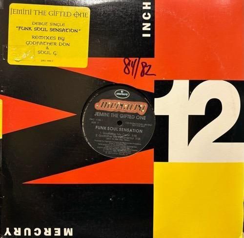 JEMINI THE GIFTED ONE / FUNK SOUL SENSATION (REMIXES)(1995 US ORIGINAL PROMO ONLY RARE PRESS)