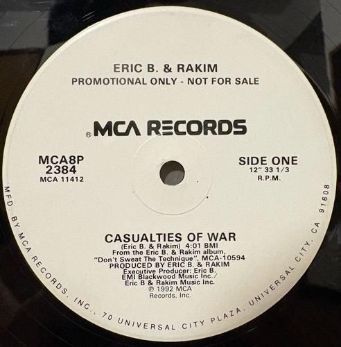 ERIC B. & RAKIM / CASUALTIES OF WAR (LP VERSION) (1992 US PROMO ONLY)
