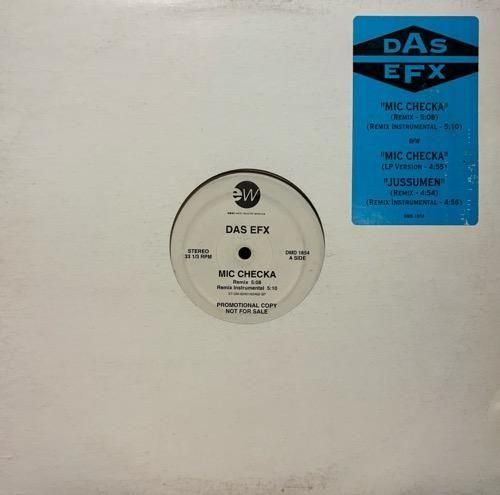 DAS EFX / MIC CHECKA / Jussumen(Pete Rock remix) (92 US ORIGINAL PROMO ONLY)