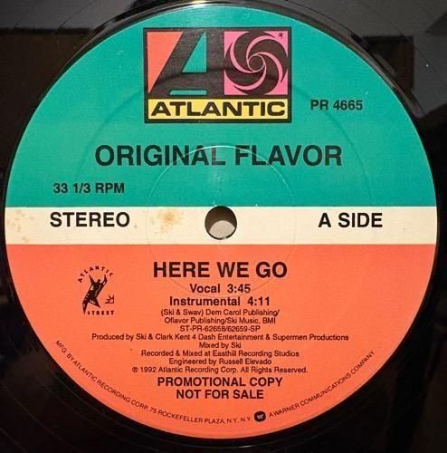 ORIGINAL FLAVOR / HERE WE GO (1992 US PROMO ONLY RARE)