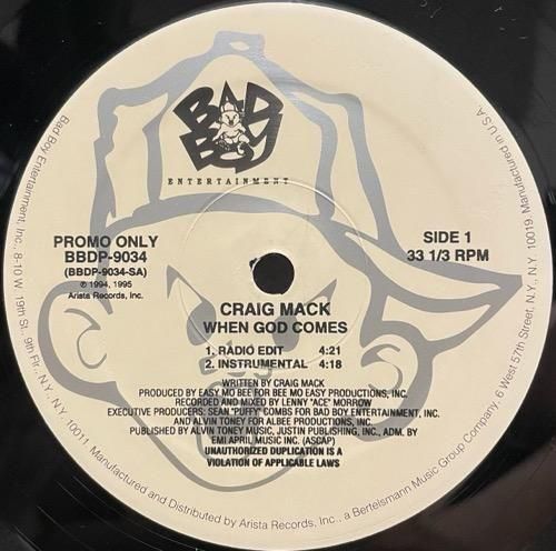 CRAIG MACK / WHEN GOD COMES (1995 US ORIGINAL PROMO ONLY)