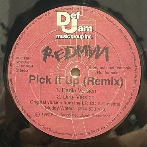 Redman / Pick It Up (Remix)(1997 US PROMO ONLY)