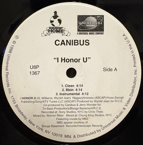 Canibus / I Honor U / Get Retarded (1998 US PROMO ONLY)