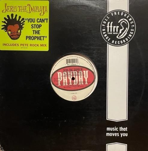 JERU THE DAMAJA / YOU CAN'T STOP THE PROPHET (1994 US ORIGINAL)