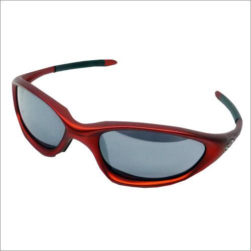 Oakley スポーツサングラス ブラック/レッド 中古・古着通販】OAKLEY (オークリー) スポーツサングラス