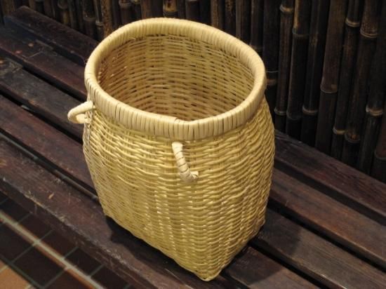 篠竹ビク（寸胴）大（腰かご）