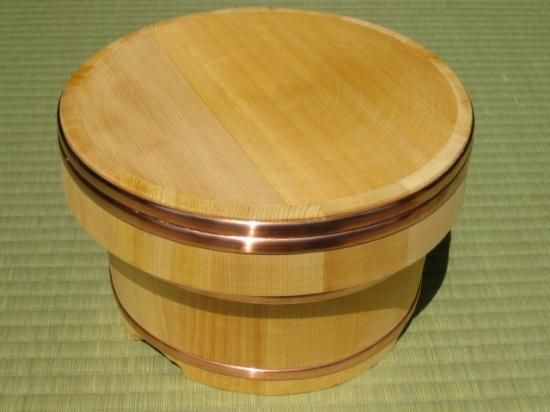 ◇おひつ◇【国産品/国産さわら材・銅タガ】 職人の手作り 安心