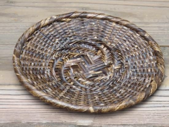 盆ざる（アジロ底）大 黒竹