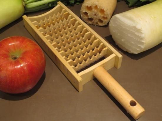 竹製大根おろし（鬼おろし）12本歯 - 竹細工/木工品/籐製品 藤倉商店