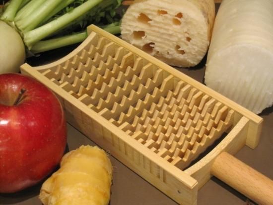 竹製大根おろしダブル歯（鬼おろし）17本歯 成田山表参道 藤倉商店