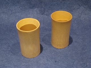 竹製ビアグラス（ペアセット）