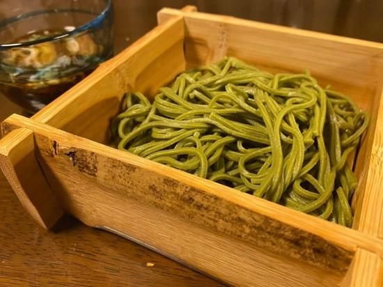 竹製そばセイロ（スス一口深）竹すだれ付