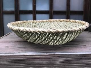 大きな竹製オーバルざる 大きなざる - 竹細工/木工品/籐製品 藤倉商店 成田山表参道 販売
