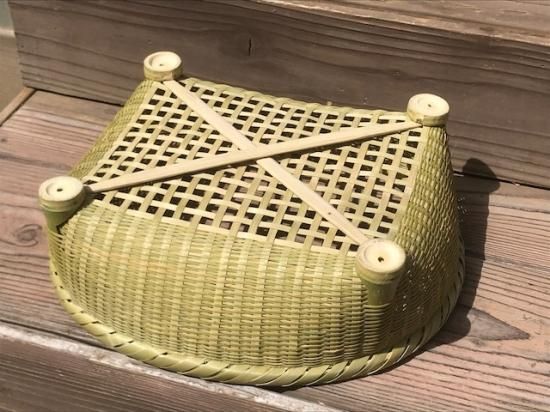 極上磨き椀篭（底四つ目）水切りかご（巻縁）