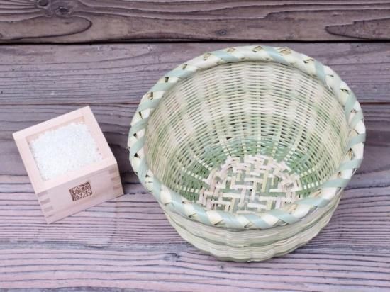 米とぎ竹ざる 米とぎざる 竹 3合 米とぎ ボウル 野菜水切り ザル スズ竹細工