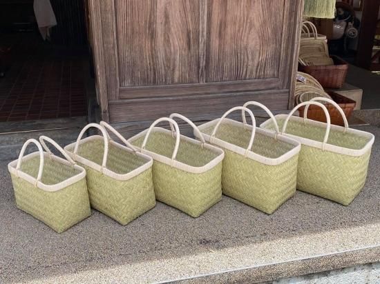 篠竹「市場篭（中）」【 送料確認用出品 】