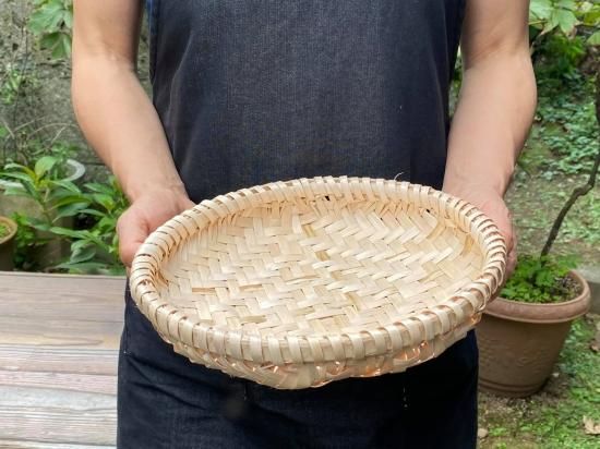イタヤカエデ 盛り篭（小）平かご（順巻）