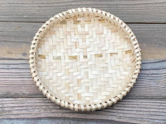 イタヤカエデ 盛り篭（小）平かご（順巻）
