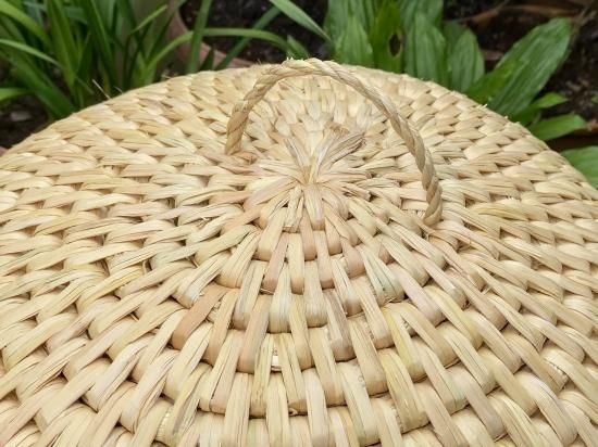 天然藁(わら)極上猫ちぐら(猫つぐら)【数量限定】 美しい編み目