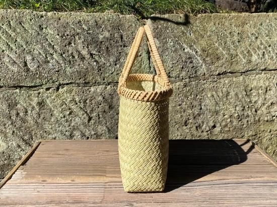 藤巻き小判型カゴバッグ かごバッグの水木屋馬場商店