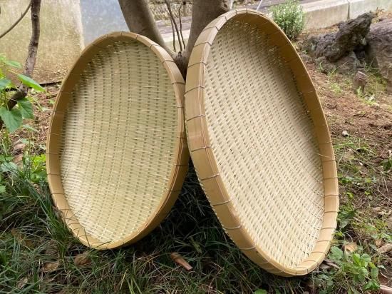 極上平ざる（大）あて縁 55cm 青竹