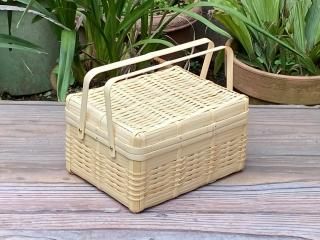 手付きかご - 竹細工/木工品/籐製品 藤倉商店 成田山表参道 販売