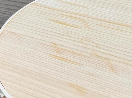 天然桧のおひつ（大）曲げわっぱ（5合）桜皮縫い