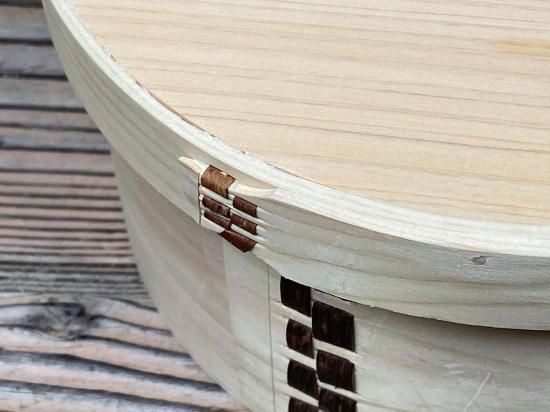 曲げわっぱおひつ キッチン日用品 木のおひつ 桜皮縫い おひつ三合