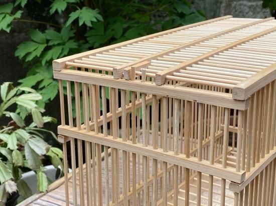 竹製鳥篭（底板付）鳥かご 小鳥